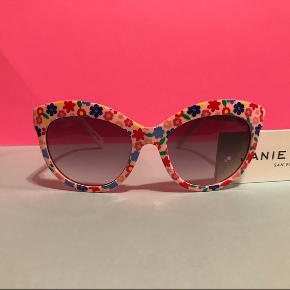 Janie and Jack Other - New Janie and Jack Sunglasses age 2-4 years, Block 95%UVB & 60%UVA. Pink floral